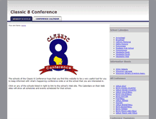 Tablet Screenshot of classic8conference.org